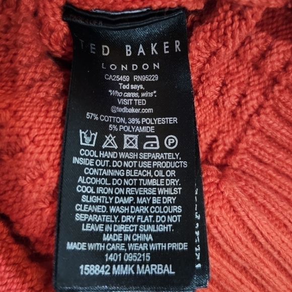 Ted Baker Marbal Mixed Stitch Crewneck Sweater - Picture 4 of 6